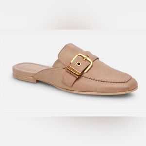 Dolce Vita Santel Taupe Leather Flats Size 7